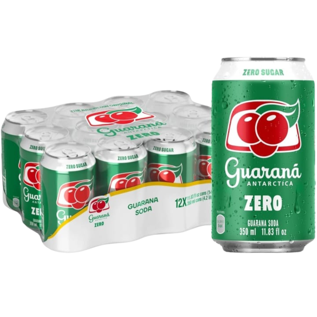 Guarana Antarctica - Zero 350ml - 12 Latas