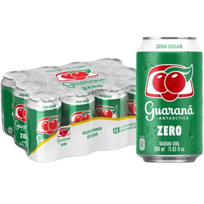 Guarana Antarctica - Zero 350ml - 12 Latas