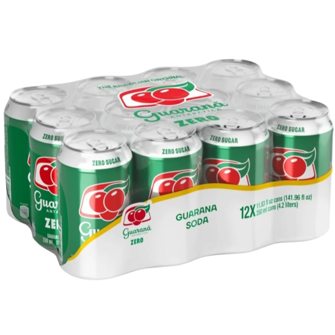 Guarana Antarctica - Zero 350ml - 12 Latas