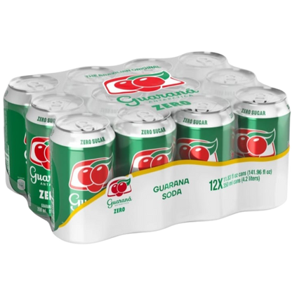 Guarana Antarctica - Zero 350ml - 12 Latas