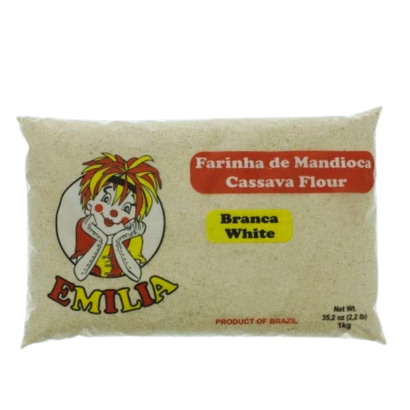 Emilia - Farinha de Mandioca Crua - 1Kg