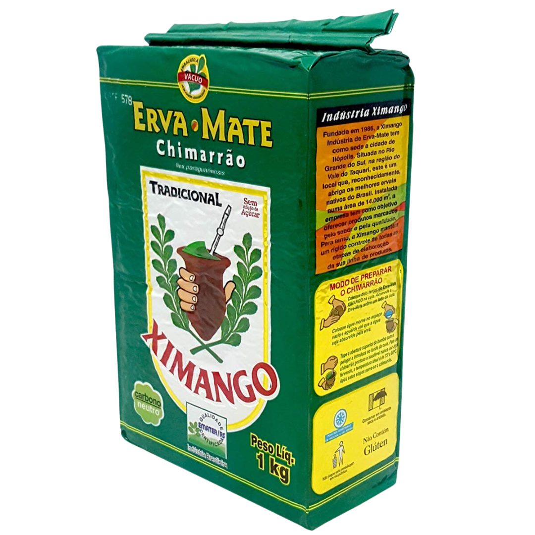 Erva Mate Chimarrao - Ximango - Tradicional à Vácuo -1Kg